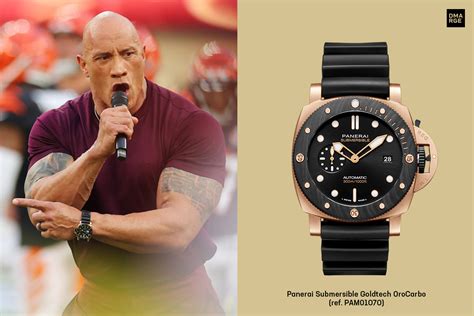 panerai dwayne johnson|the rock panerai watch.